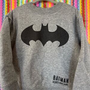 Batman Logo Grey Kids Sweatshirt - Batman